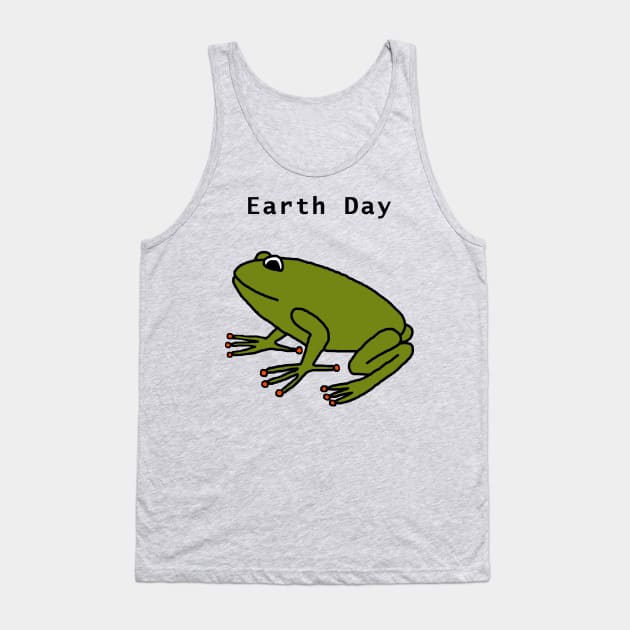 Earth Day Frog Tank Top by ellenhenryart